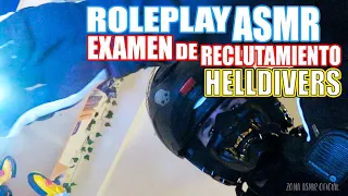 ASMR Roleplay | Examen Reclutamiento Helldivers