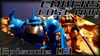 Gundam Stop Motion Series | Embers of a Lost War - Episode 3: Hot Returns