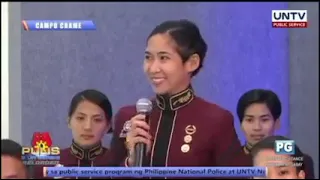 Kasama naman po natin sa ating programa ang Top 10 Cadets ng Philippine National Police Academy