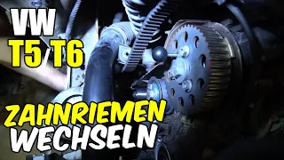 VW T5 / T6 ZAHNRIEMEN WECHSELN / TAUSCHEN TUTORIAL