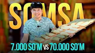 7000 SO'MLIK SOMSADAN 70.000 SO'MLIK SOMSAGACHA | O'ZBEK MILLIY TAOMI