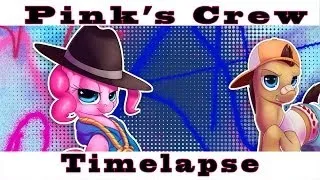 Pinks Crew (Painting Timelapse)