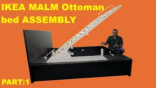 IKEA MALM Ottoman Bed Assembly instructions Part 1