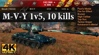 M-V-Y video in Ultra HD 4K 🔝 1v5, 10 kills,   8559 dmg 🔝 World of Tanks ✔️