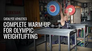 Complete Olympic Weightlifting Warmup | How to Warm-up Start to Barbell