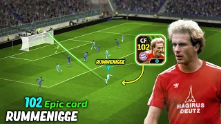Review the Best CF in efootball - 102 Epic RUMMENIGGE’s Card