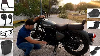 All genuine accessories of Royal Enfield Classic 350 (Reborn) | Most IMP accessories for your Bike