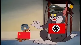 Tom and Jerry WW2 Meme - Nazi Germany vs Soviet Union