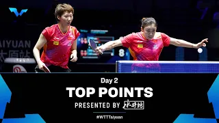 Top Points of Day 2 presented by Shuijingfang | #WTTTaiyuan 2024