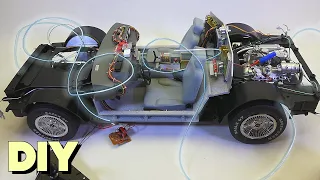 Назад в Будущее, ДеЛориан - EL Wire и Power Mod своими руками, DIY проект