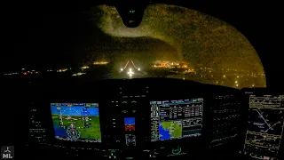 LANDING IN BLOWING SNOW / DA62 Atlantic Ferry Flight