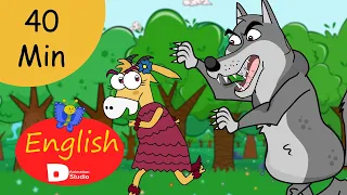 Best English stories  - New Stories for Kids 2022 - the Lazy Wolf - Five peas in a Pod