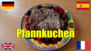 🍮 PFANNKUCHEN sanos: Receta de crepes alemanes