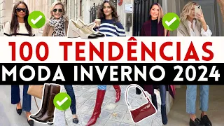 🔴100 TENDÊNCIAS INVERNO 2024 | O que JÁ ESTÁ NA MODA E VAI BOMBAR no OUTONO INVERNO 2024 | Maga Moda