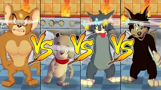 Tom and Jerry in War of the Whiskers Tyke Vs Monster Jerry Vs Tom Vs Butch (Master Difficulty)
