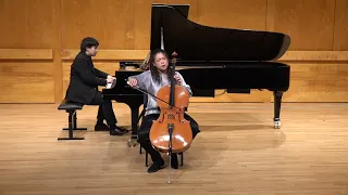 Wei-An Hung, cello: Variations on a Theme of Rossini, Op. H.290 (Bohuslav Martinů) - SUNY-SB