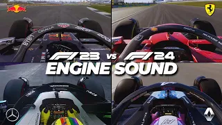 F1 23 vs F1 24 : ENGINE SOUNDS