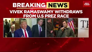 Vivek Ramaswamy Quits United States Presidential Race, Endorses Ex President Donald Trump