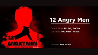 12 Angry Men (In Hindi) || By Reginald Rose || SRC, Mandi House, Delhi