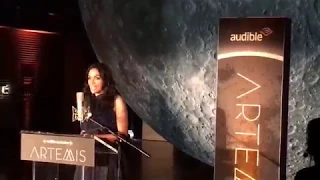 Rosario Dawson reads from Andy Weir's "Artemis"