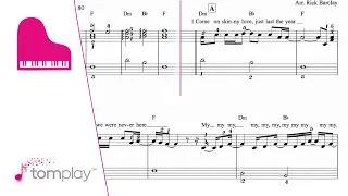 Play Birdy on the piano: Skinny Love - Sheet Music Arrangement