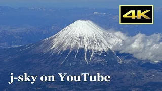 [4K] The Best View of Mt. Fuji in My Flights! Full Flight Movie 2017 ANA Tokyo Haneda  - Osaka Itami