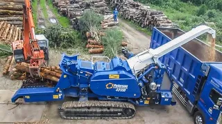Dangerous Fastest Wood Chipper Machines Working, Incredible Biggest Tree Shredder Machines in Action