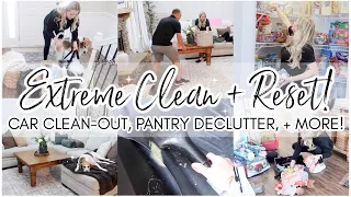 *NEW* ⭐️ EXTREME! PRODUCTIVE GET IT ALL DONE! || SPEED CLEAN, PANTRY DECLUTTER, & CAR CLEAN-OUT!