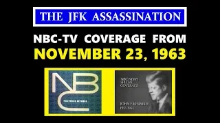 NBC-TV COVERAGE FROM SATURDAY, NOVEMBER 23, 1963