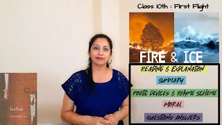 Class 10 (First Flight) - Poem : FIRE AND ICE