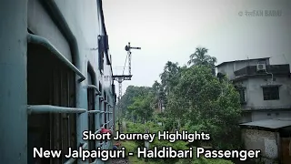 NEW JALPAIGURI – HALDIBARI Train Journey : Last Semaphore Territory of NFR