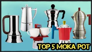 Best Coffee Moka Pot 🏆 Top 5 Items Tested & Reviewed✅