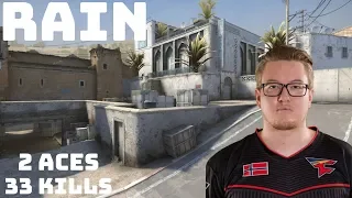 CS:GO - rain - HIGHLIGHTS - 33 Kills - 2 ACES -  FaZe vs Liquid - Blast Pro Series Miami 2019 -