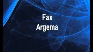 Argema - Fax (karaoke z www.karaoke-zabava.cz)