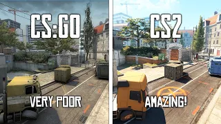 New Overpass Map | Counter Strike 2 vs. CS:GO!