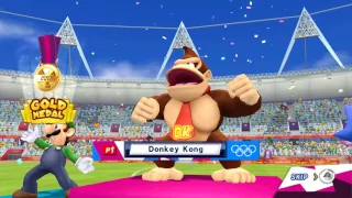 Mario & Sonic at the London 2012 Olympic Games (Wii) All Events 1st Place COM Level Hard