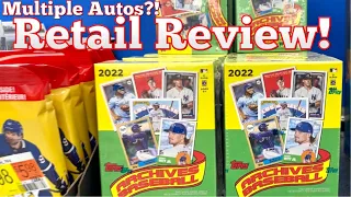 RETAIL REVIEW!  2022 TOPPS ARCHIVES BLASTER BOXES FROM WALMART!