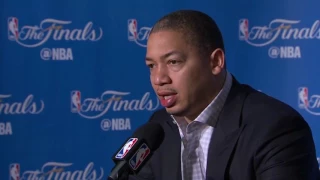 Tyronn Lue Postgame News Conference  Warriors vs Cavaliers Game 1   2017 NBA Finals