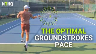 How HARD Should You Hit A Tennis Ball? (Find Your Pace)