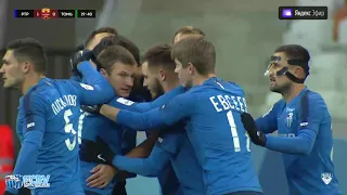 Голы в матче "Ротор" (Волгоград) - "Томь" (Томск) 2:0 (1:0)