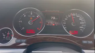 Audi A8 D3 V8 4.2TDI | 0-100 | 60-100 different modes | Revs | Idle | 4th gear pull!