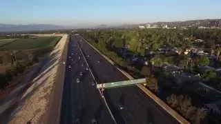 DJI PHANTOM 3 film test over cars