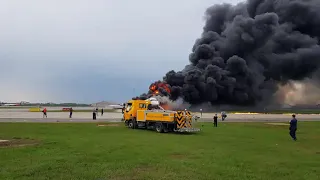 Nord-News: Мурманский знаток спасся при возгорании самолета из Москвы