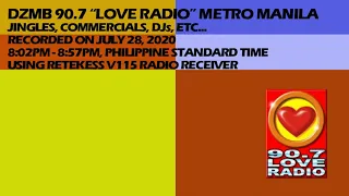 The Greater Z's Radio Airchecks: DZMB “90.7 Love Radio” Metro Manila - July 28, 2020