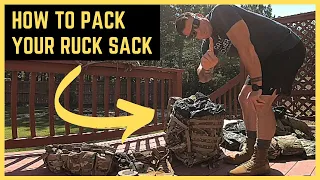 How to Pack Your Ruck Sack Like a Pro | US Army Soldier Skills
