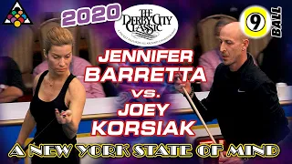 A NY State of Mind: Jennifer BARRETTA vs. Joey KORSIAK: 2020 DERBY CITY CLASSIC 9-BALL