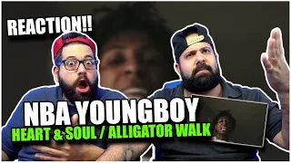 THE BROS REACT TO NBA Youngboy - Heart & Soul / Alligator Walk | REACTION!!