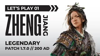 Lets Play 01 | Zheng Jiang | Legendary | Patch 1.7.0 // 200 AD | Total War: Three Kingdoms