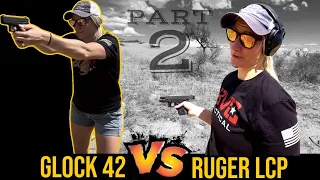 The BEST 380 Pistol for a Female Shooter? Glock 42 VS Ruger LCP Concealed Carry