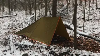 Silent Bushcraft Winter Tarp Shelter